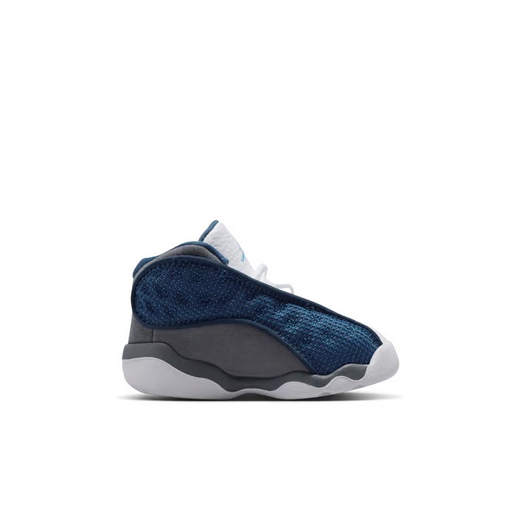 Toddler Air Jordan 13 Retro Flint Navy/University Blue-Flint Grey-White DJ3004-400