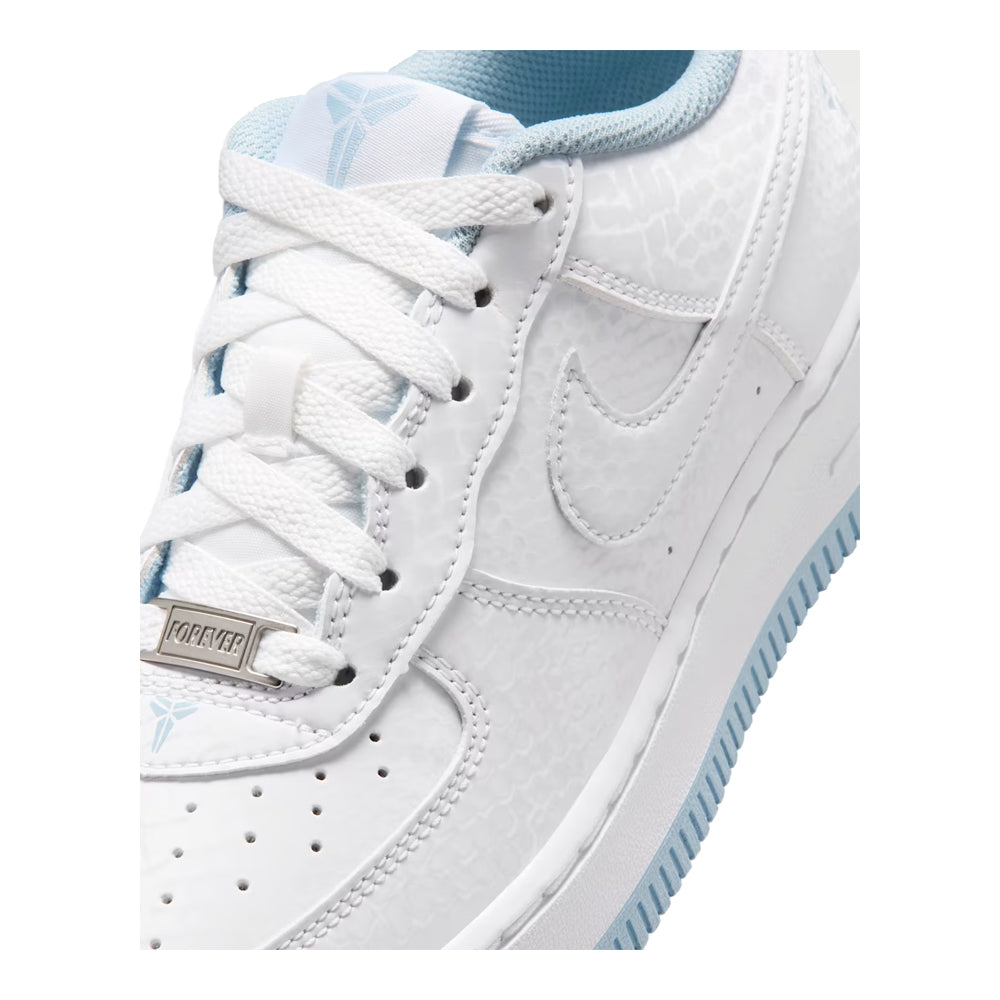 Big Kid's Nike Air Force 1 Low Kobe White/Armoury Blue/White IO4610-100