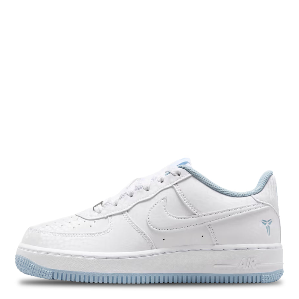 Big Kid's Nike Air Force 1 Low Kobe White/Armoury Blue/White IO4610-100