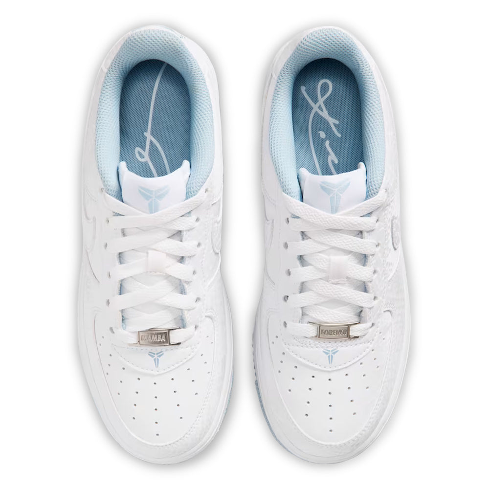 Big Kid's Nike Air Force 1 Low Kobe White/Armoury Blue/White IO4610-100