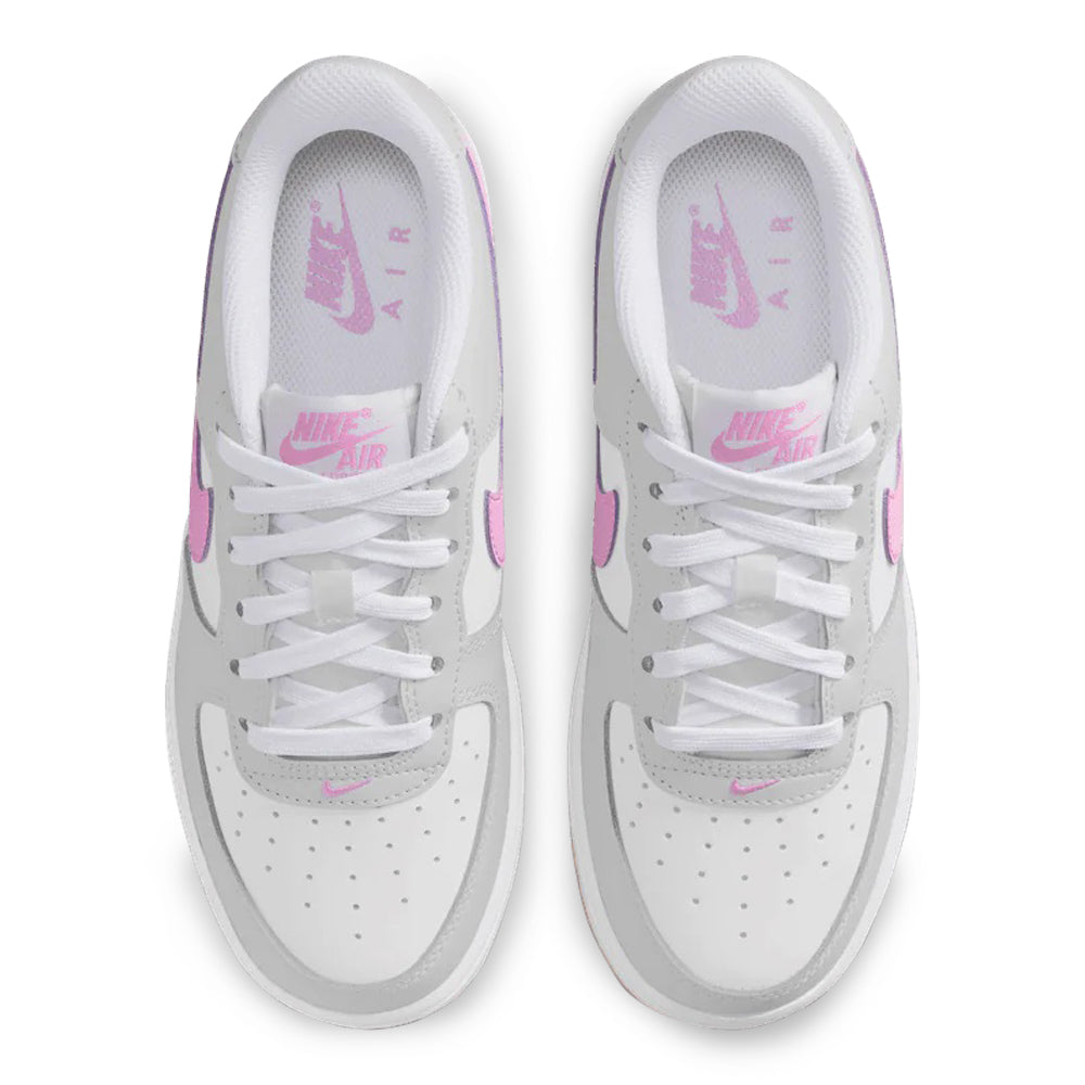 Nike Big Kids' Air Force 1 - White & Light Magenta 3