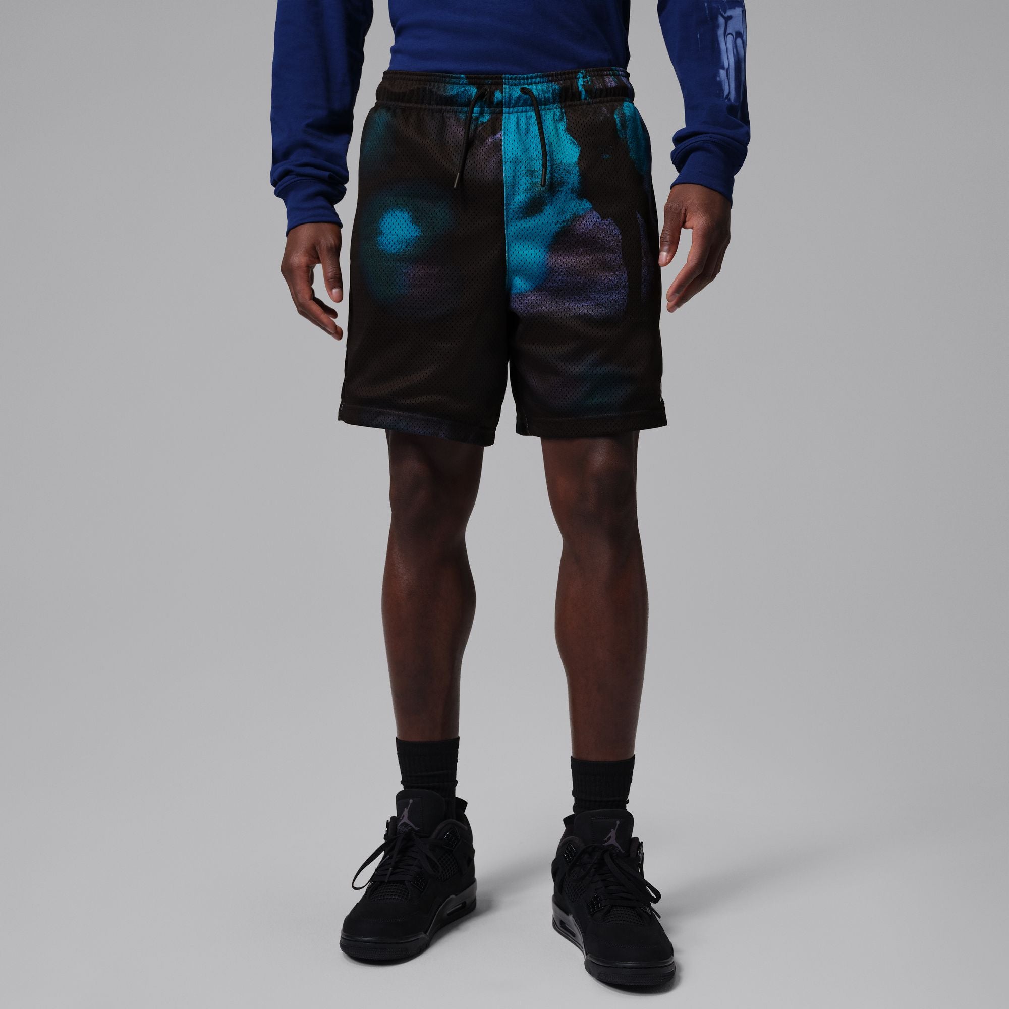 Men's Jordan Brooklyn Dream Dunk Shorts - Black/White 1