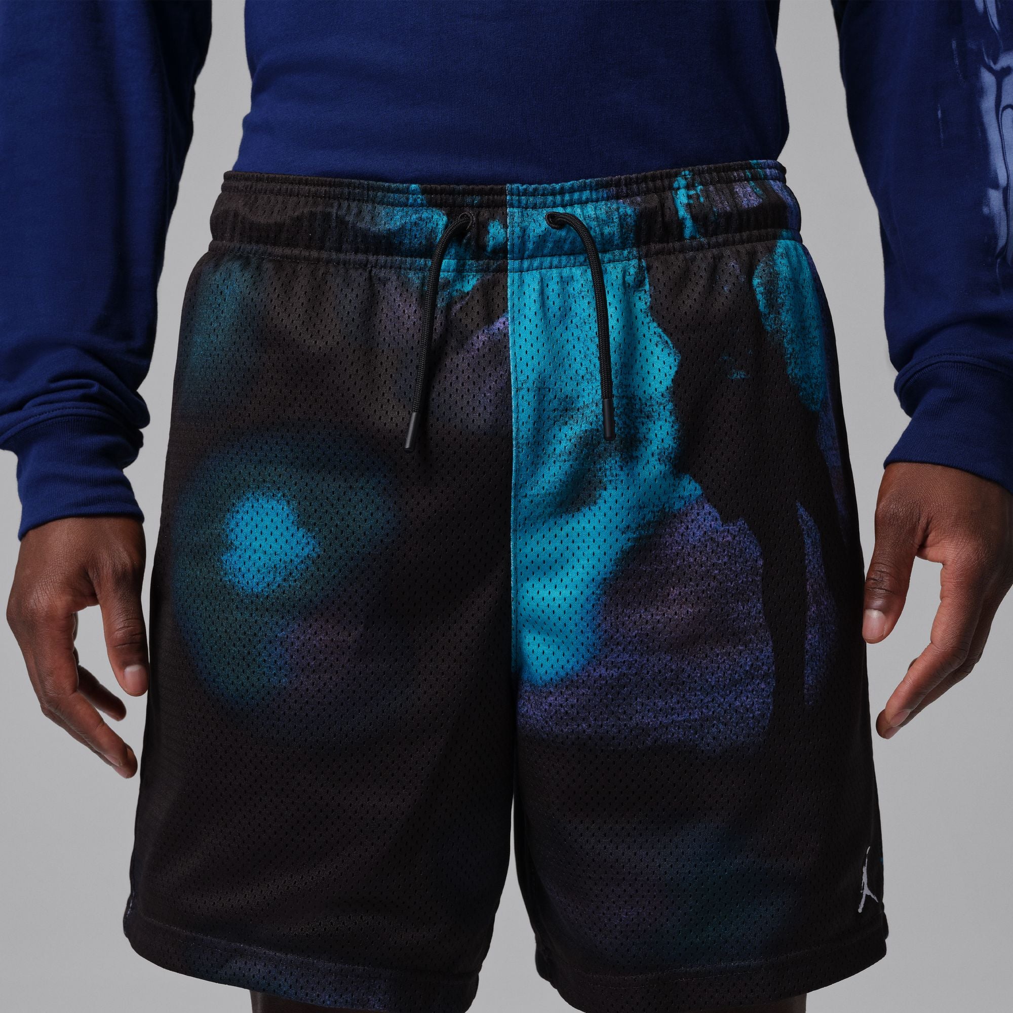 Men's Jordan Brooklyn Dream Dunk Shorts - Black/White 2