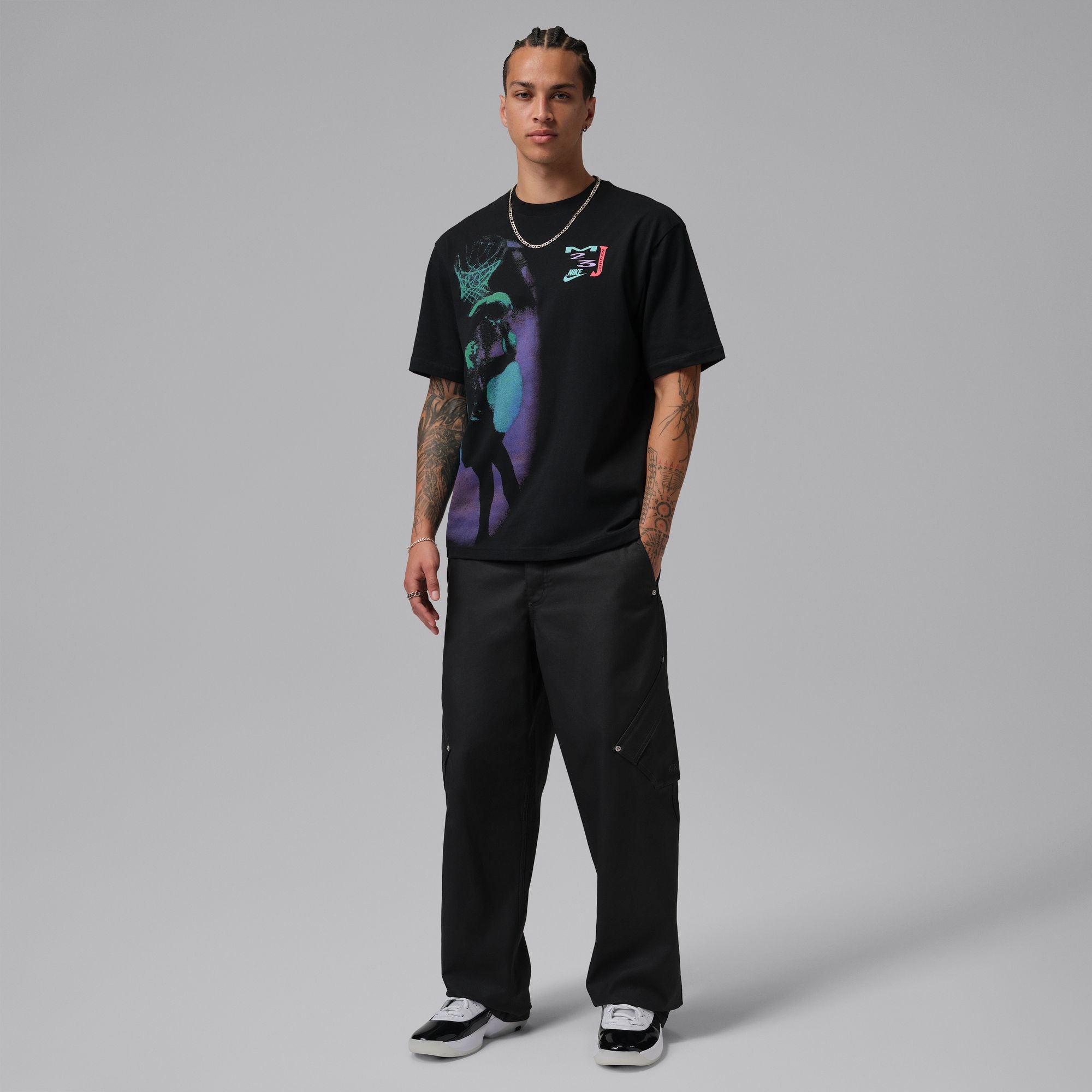 Men's Jordan Brooklyn Graphic T-Shirt - Black 4