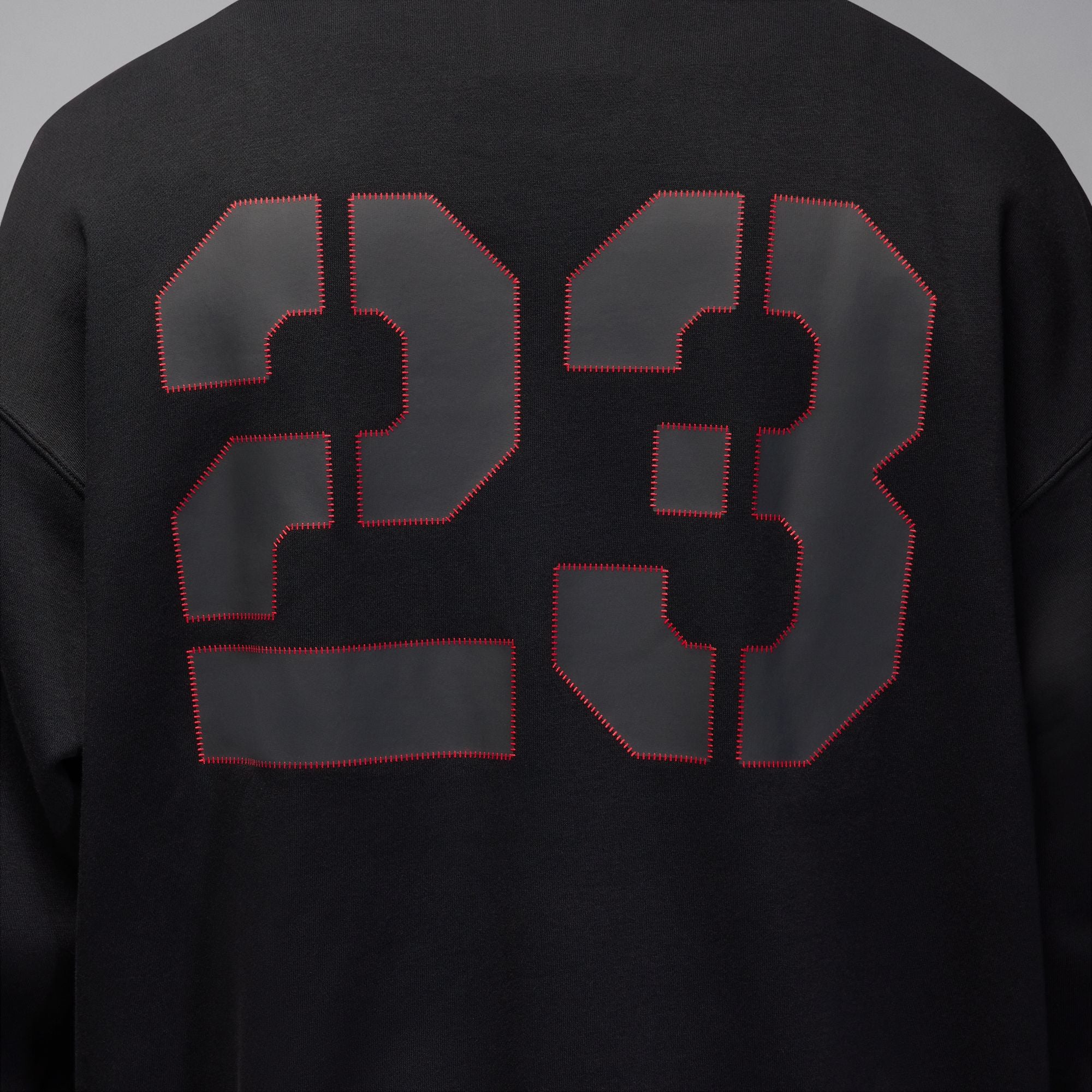 Men's Jordan Brooklyn Oversized Pullover Hoodie - Black 6