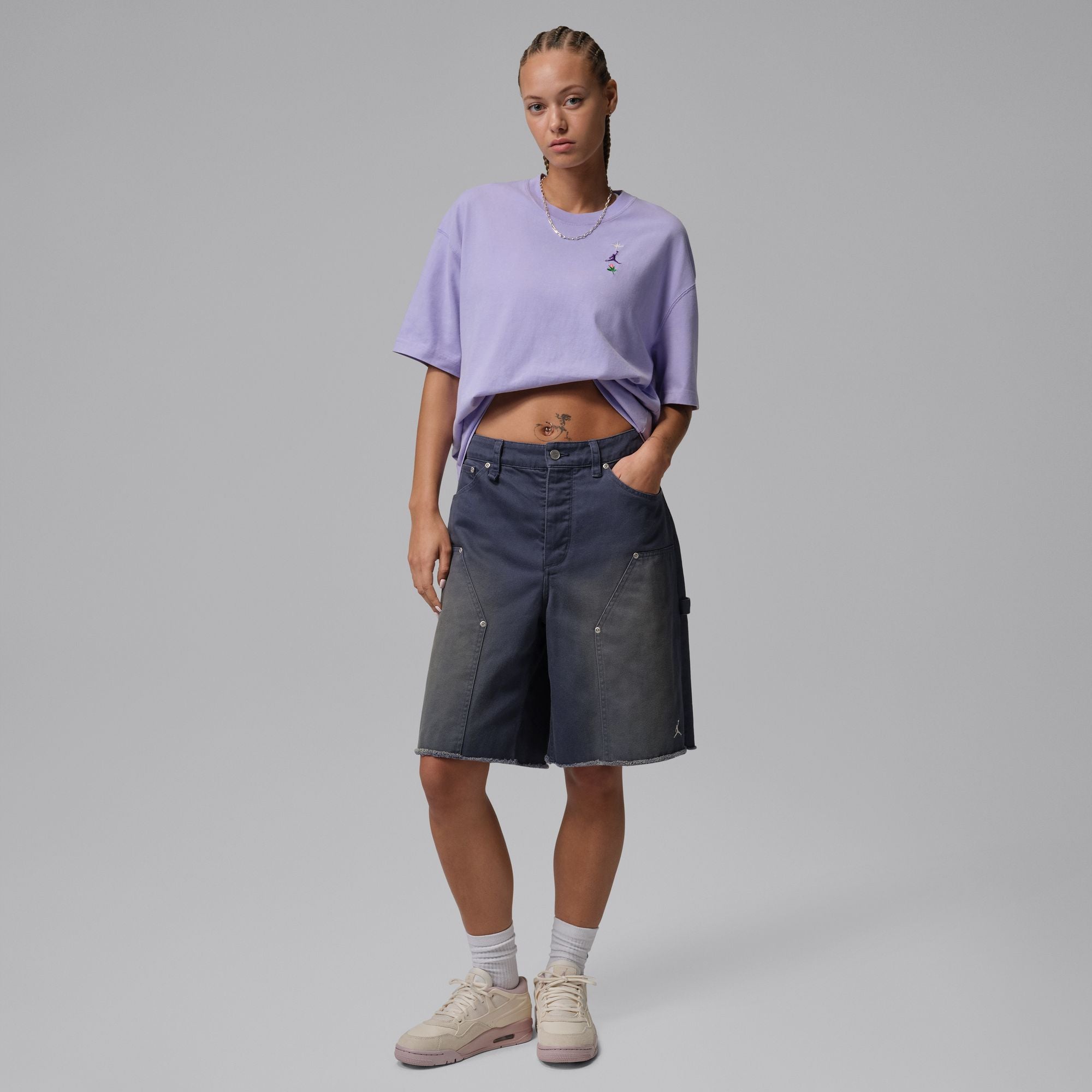 Women's Jordan Oversized Graphic T-Shirt - Hydrangeas 6