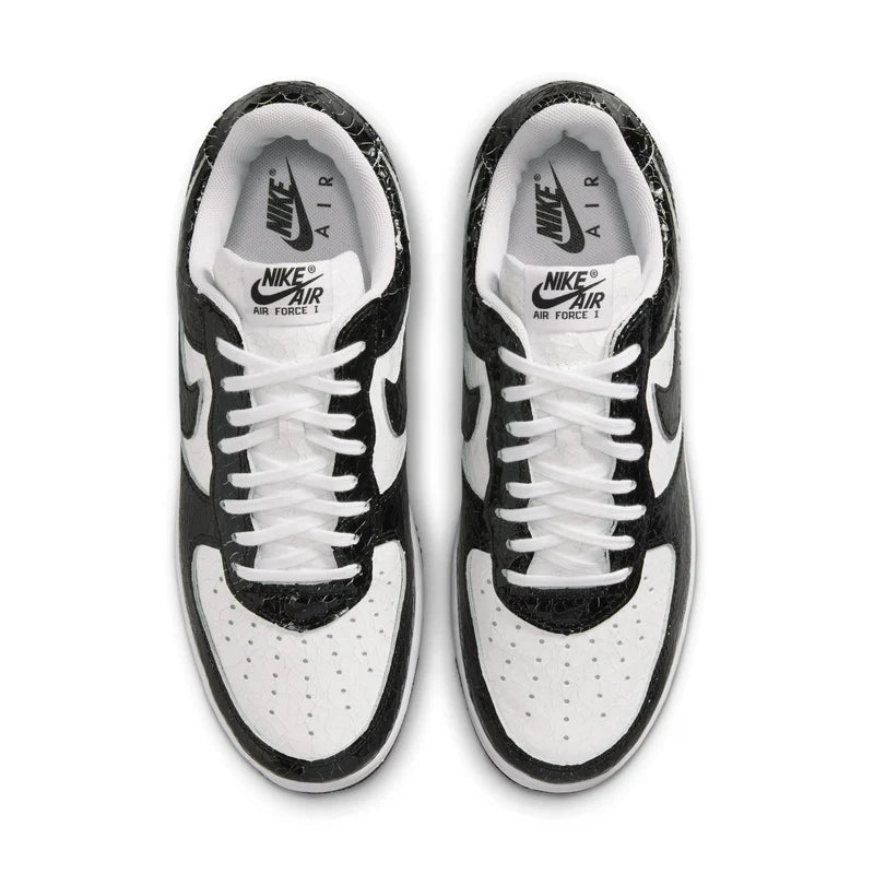 Men's Nike Air Force 1 '01 Cracked Leather Black/White JA0248-300