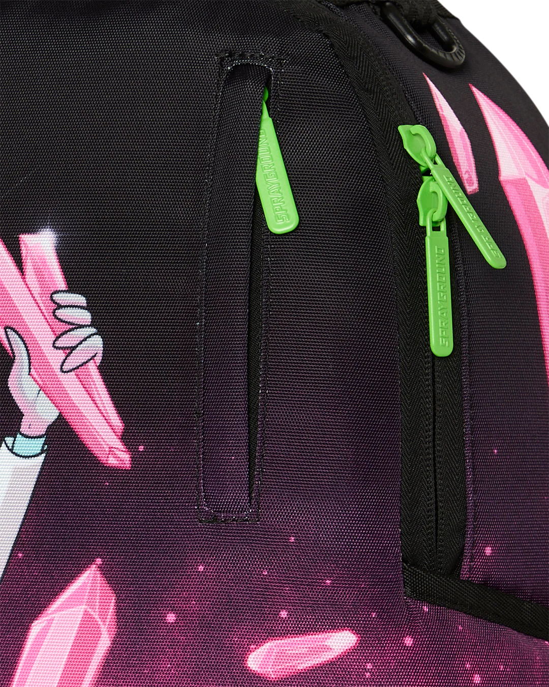 Sprayground Rick And Morty Kalaxian Crystal Pile Backpack