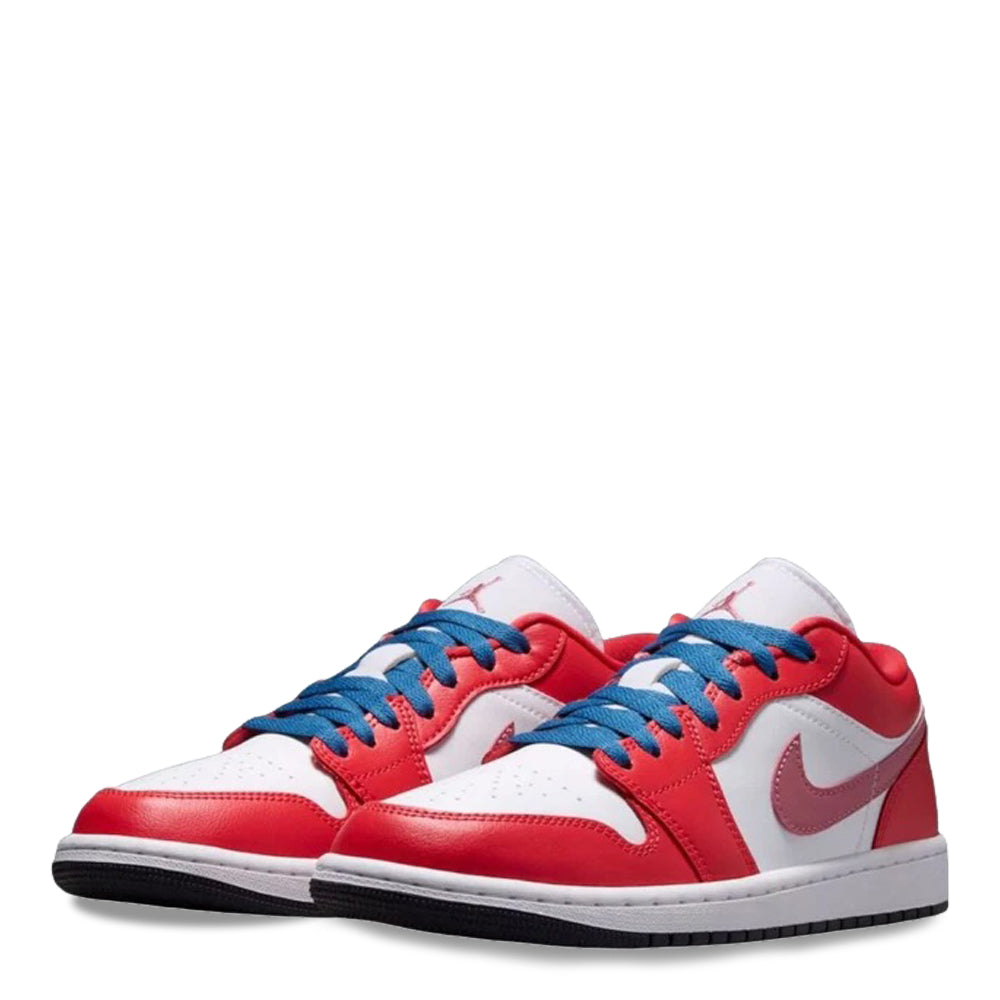 Women's Air Jordan 1 Low Track Red/White/Desert Berry/True Blue DC0774-608