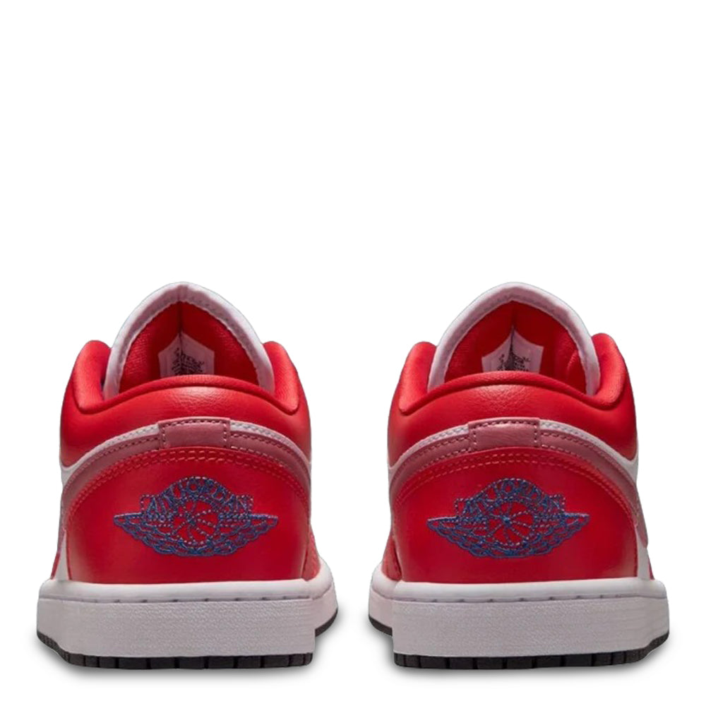 Women's Air Jordan 1 Low Track Red/White/Desert Berry/True Blue DC0774-608