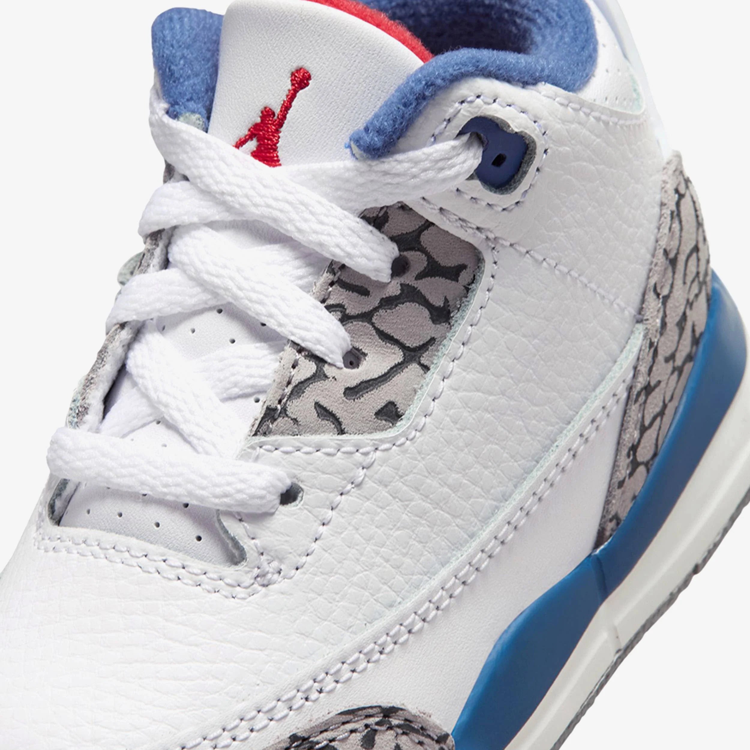 Toddler Air Jordan 3 Retro True Blue White/Varsity Red/True Blue/Cement Grey/Anthracite DM0968-104