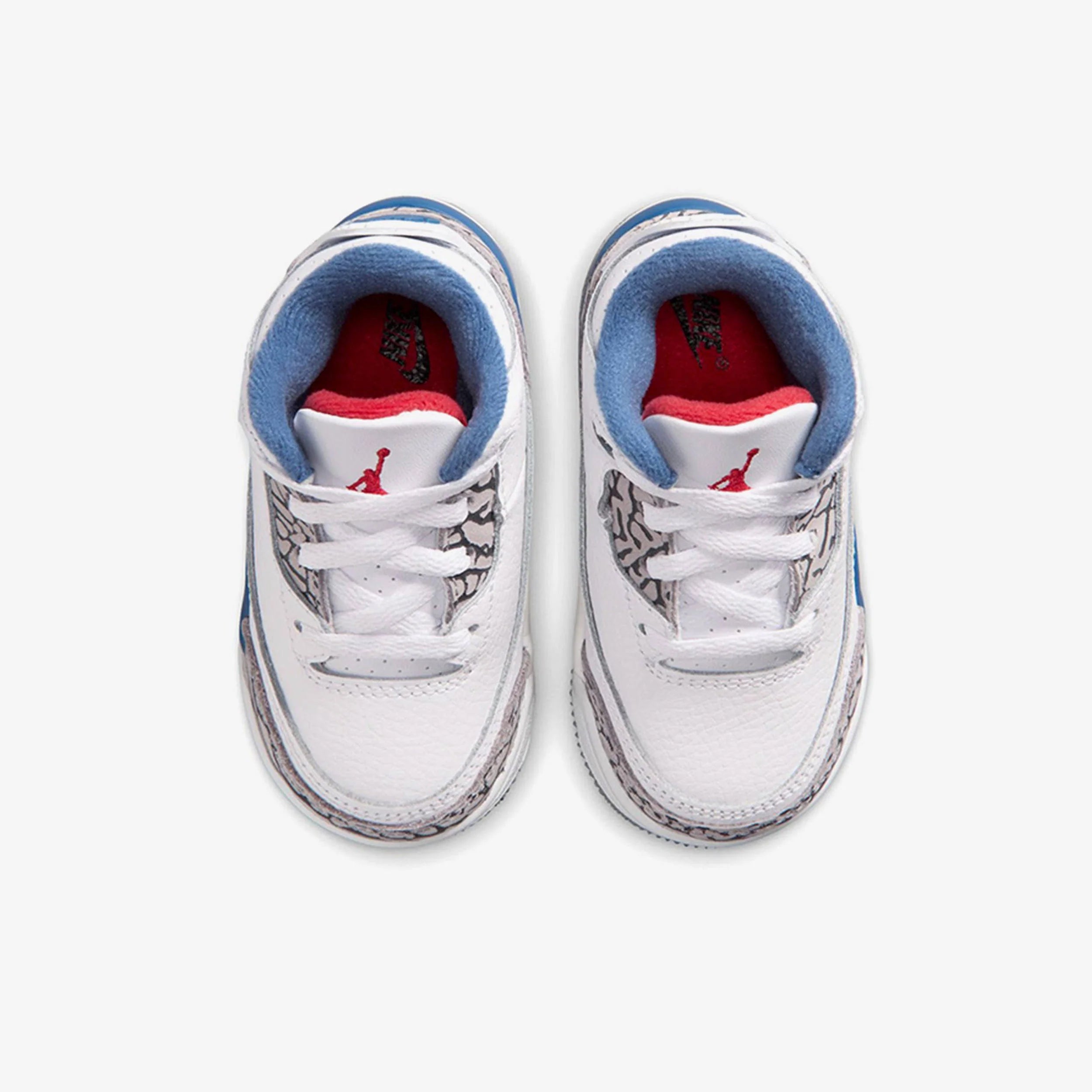 Toddler Air Jordan 3 Retro True Blue White/Varsity Red/True Blue/Cement Grey/Anthracite DM0968-104