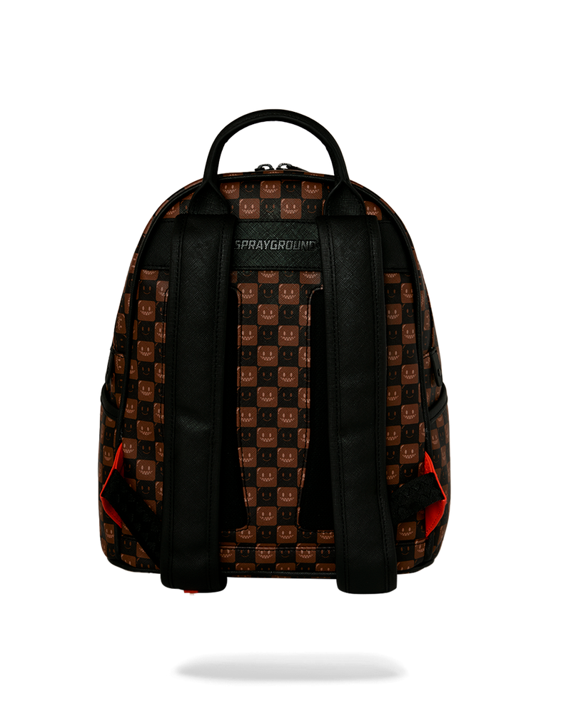 Sprayground Sharks In Paris Wtf Bubble Brown Check Savages Backpack