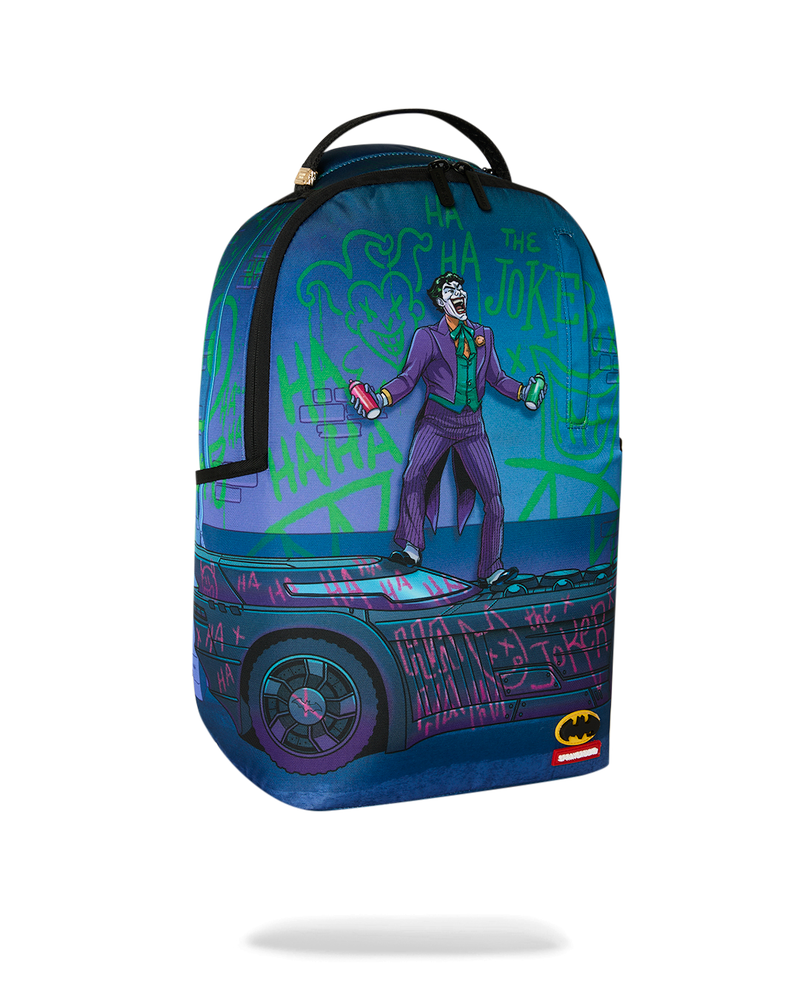 Sprayground Dc Joker Tagged Up Batmobile Backpack