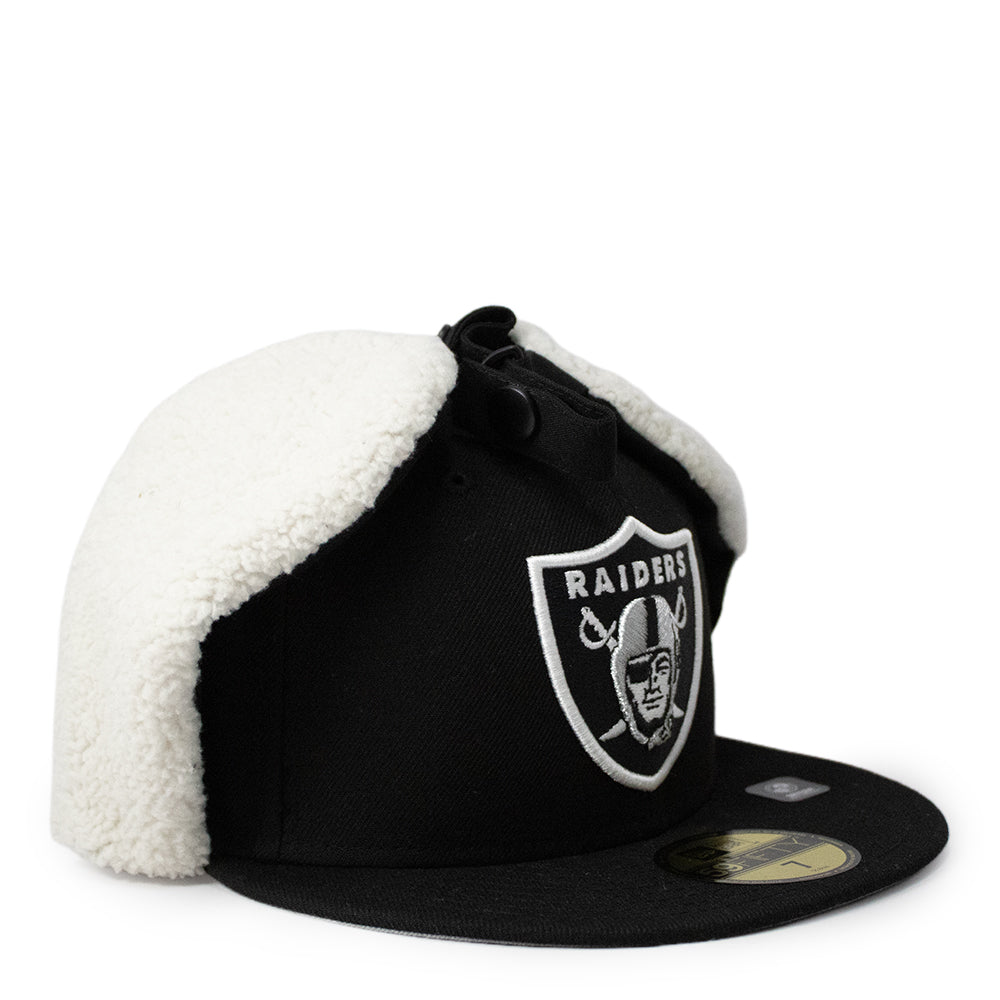 New Era Men's Las Vegas Raiders Dog Ear 59FIFTY Fitted Hat 1