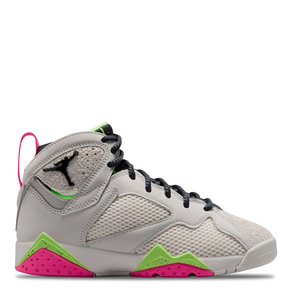 Big Kid's Air Jordan 7 "Tennis Day" Phantom/Lemon Twist-Pink Blast-Anthracite IV6509-030