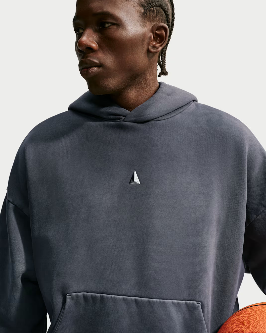 Ja Standard Issue Men's Therma-FIT Fleece Pullover Basketball Hoodie