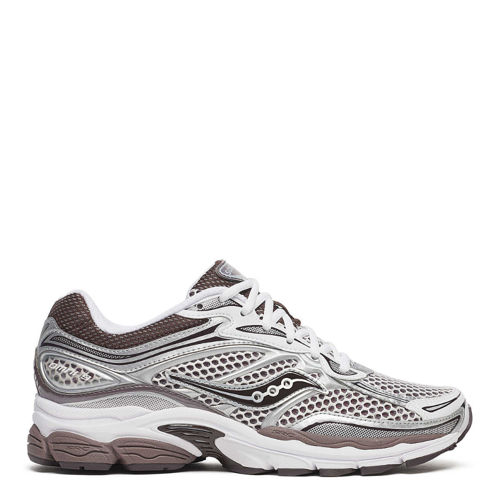 Saucony Men's ProGrid Omni 9 Shoes - White & Brown 1