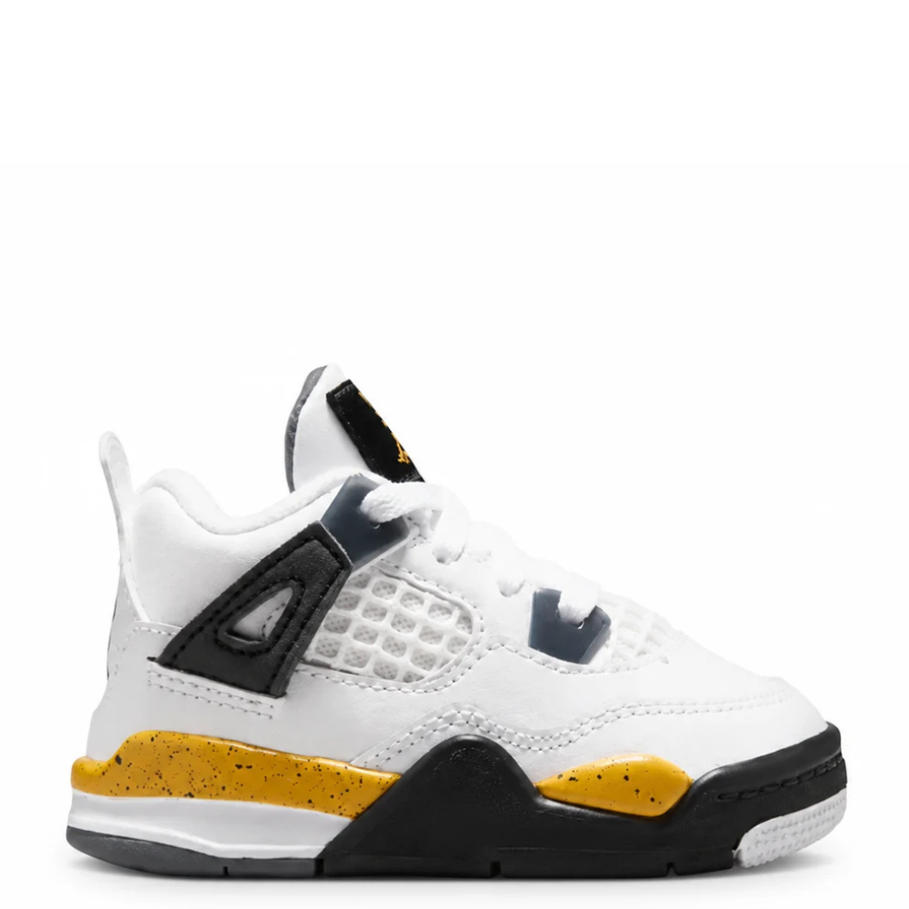 Toddler Air Jordan 4 Retro Tour Yellow White/Tour Yellow/Dark Blue Grey-Black BQ7670-102