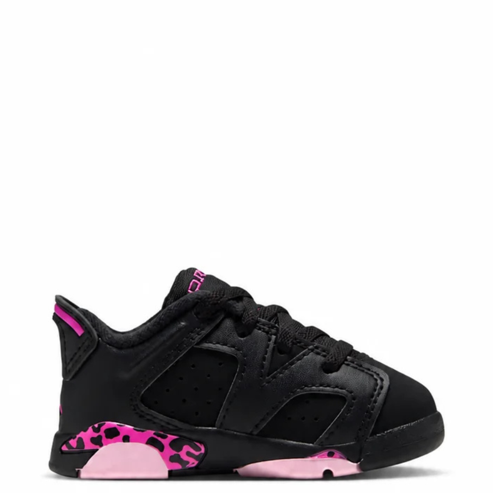Toddler Air Jordan 6 Retro Low Black/Pink Foam/Laser Fuchsia IQ5607-001
