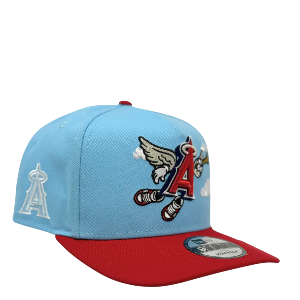 New Era MLB Anaheim Angels Cartoon 9Fifty A-Frame Snapback Hat 1