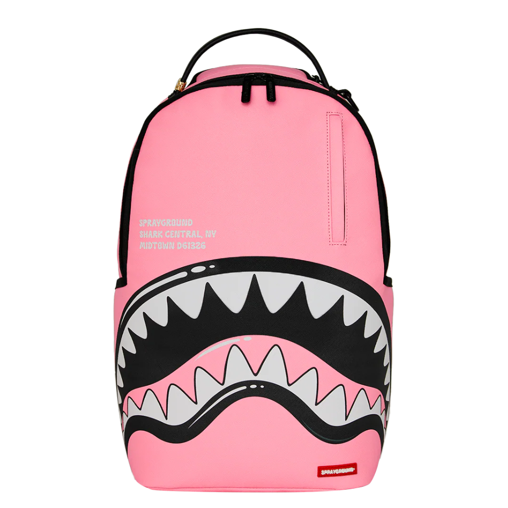 Sprayground Shark Central Bubble Shark Backpack - Pink