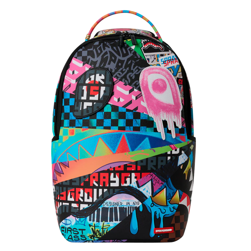 Sprayground Removable Eyes Sunburst Backpack
