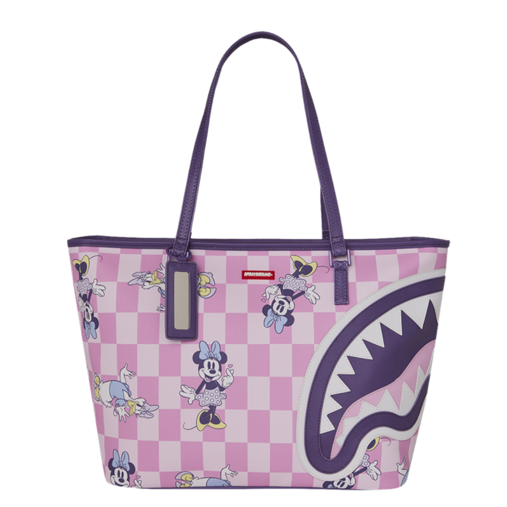 Sprayground Disney Minnie And Daisy Checkers Tote