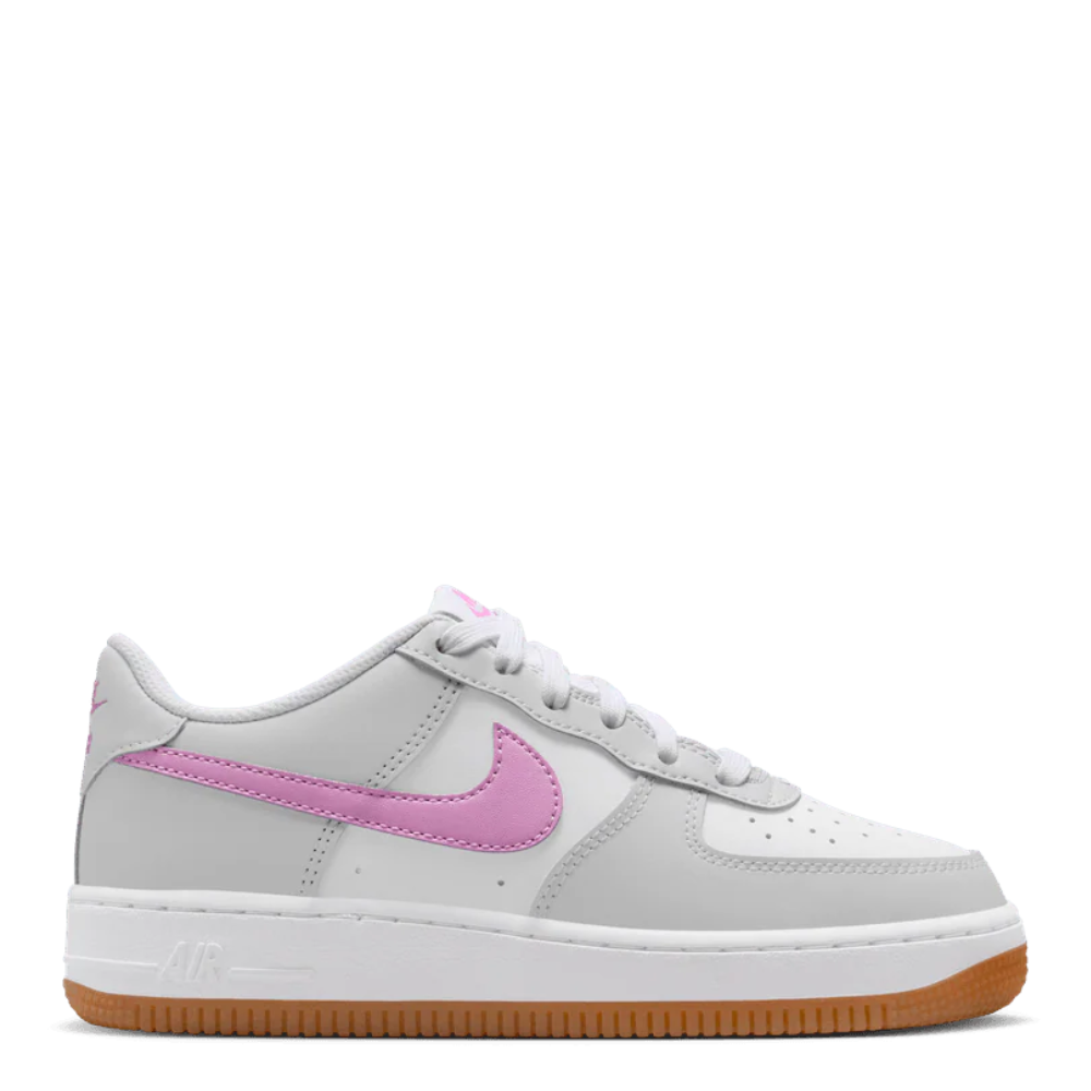 Nike Big Kids' Air Force 1 - White & Light Magenta 1