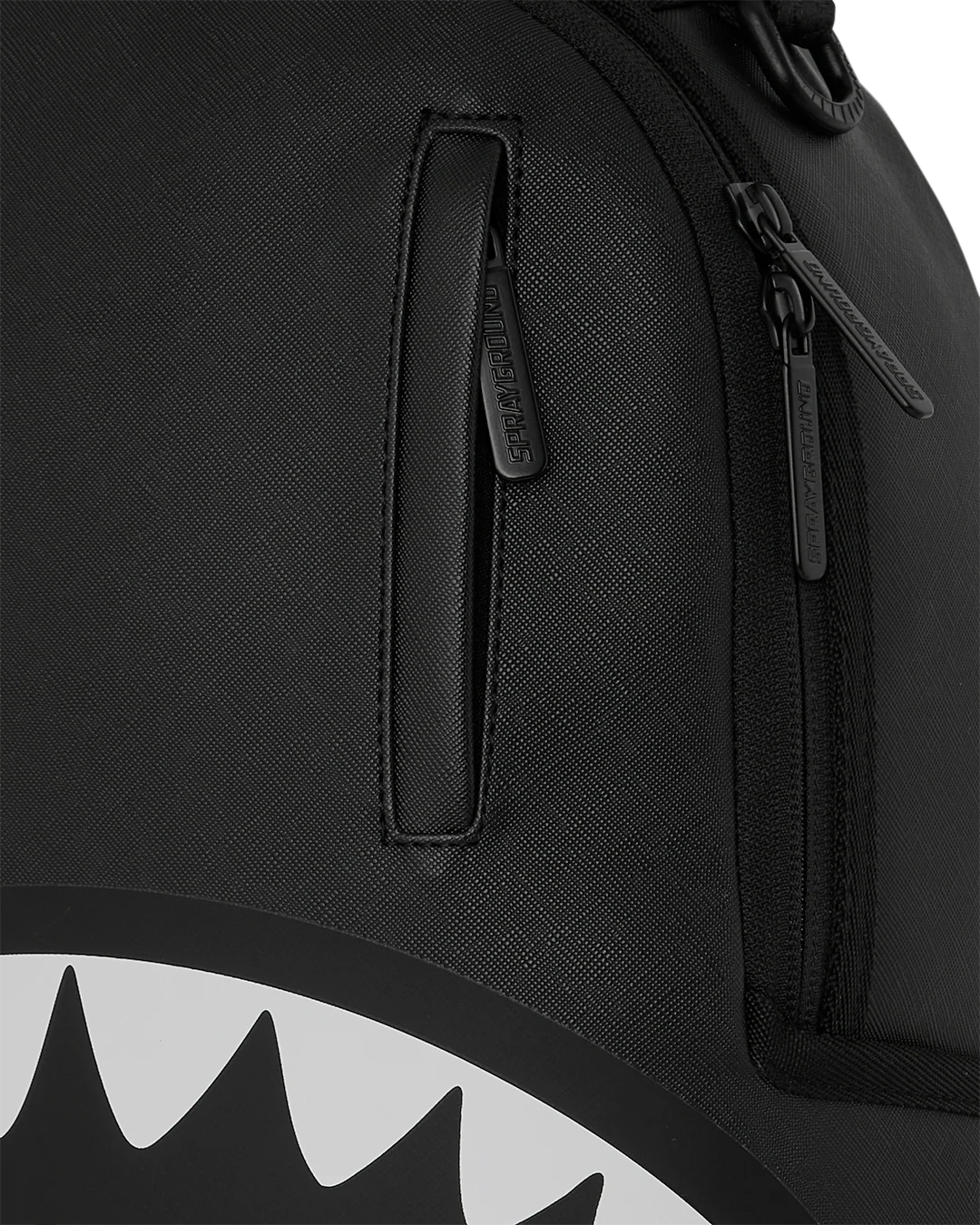 Sprayground Black Toon Shark Mini Backpack