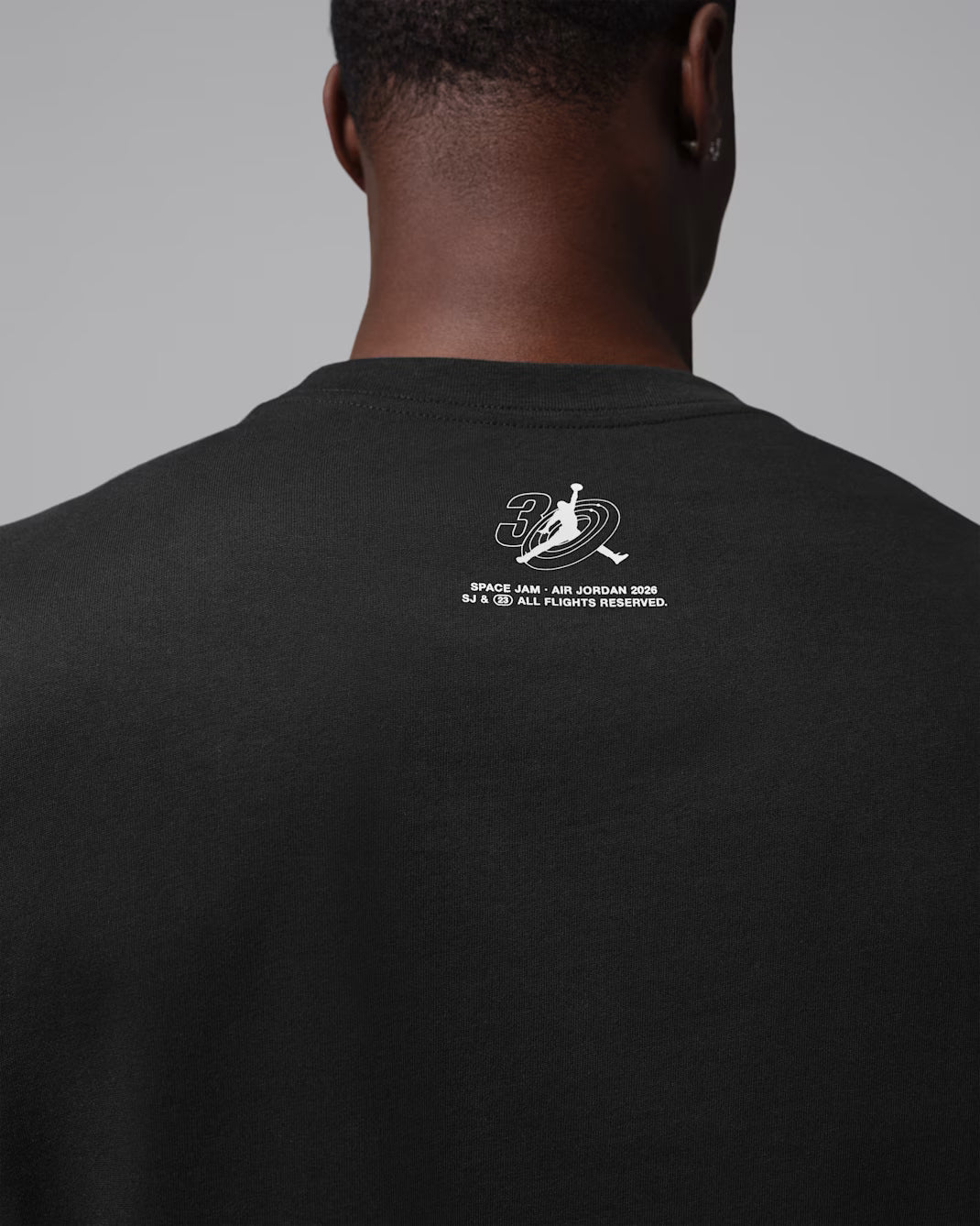 Men's Jordan Brooklyn Space Jam Wings Crew-Neck T-Shirt Black IX8621-010