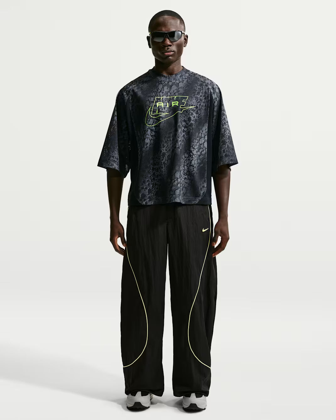 Nike Air Men's All-Over-Print Mesh Jersey