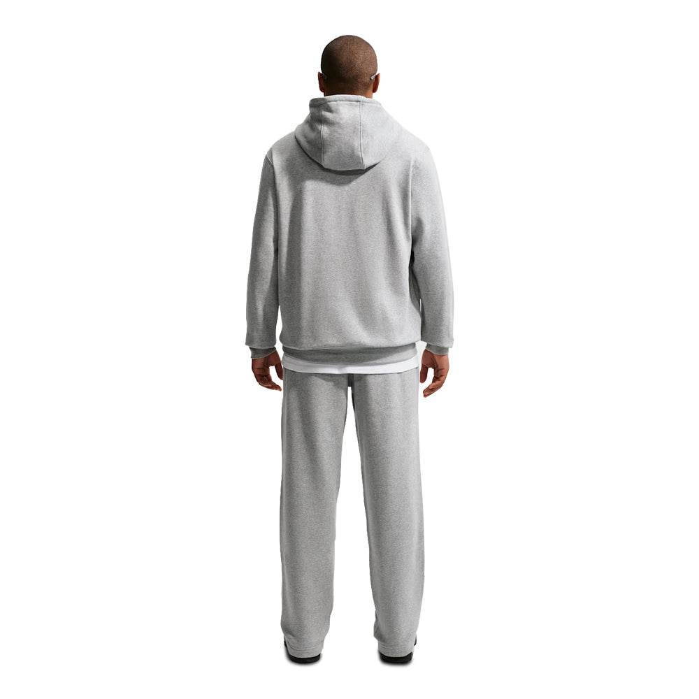Men's Nike Club Open-Hem Fleece Pants - Gray