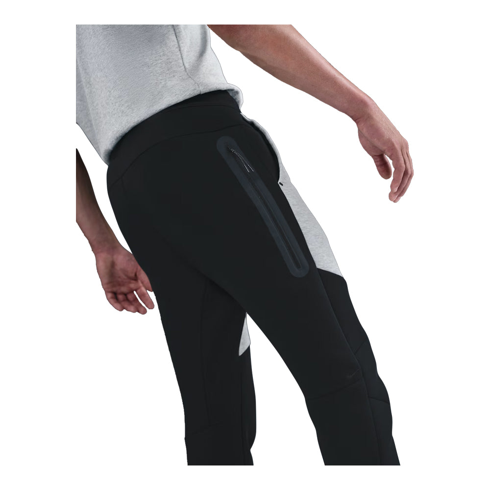 Men's Nike Tech Fleece Joggers - Black & Dark Grey Heather