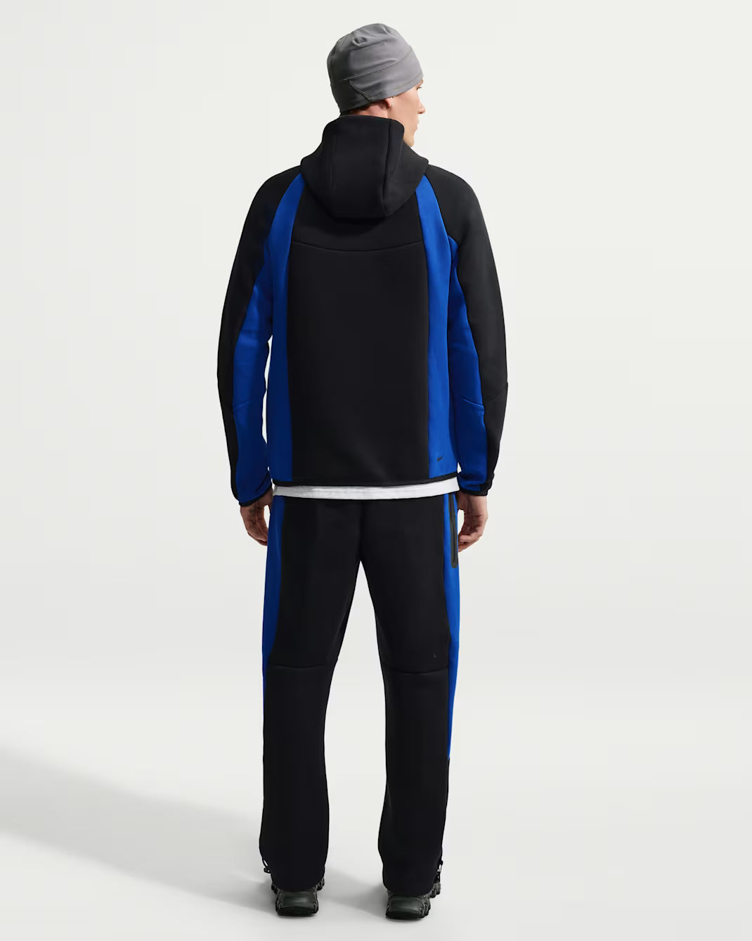 Nike Tech Men's Colour-Block Full-Zip Fleece Windrunner Jacket