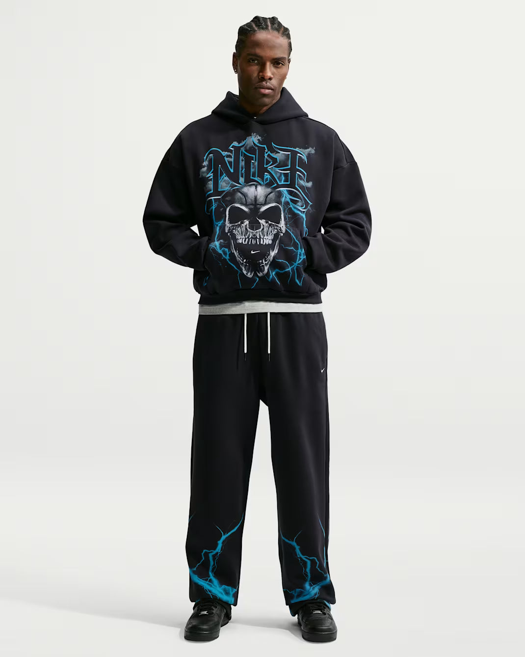 Nike Standard Issue Men's Brushed Pullover Basketball Hoodie