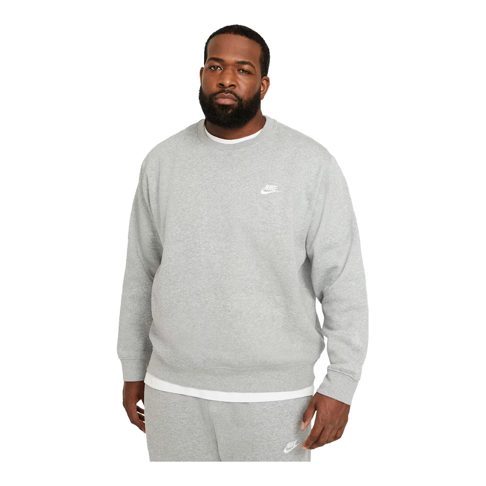 Nike Sportswear Club Fleece Sweatshirt Dark Grey Heather/White BV2662-063