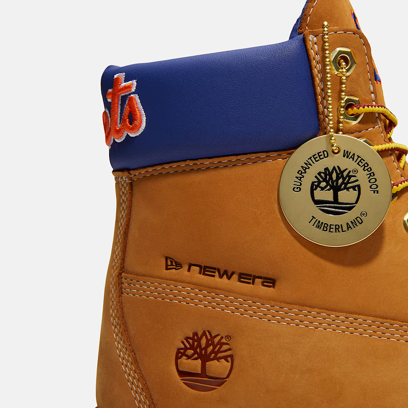 Men's Timberland x New Era MLB Mets 6-Inch Waterproof Boot Wheat TB0A2J7TAOV