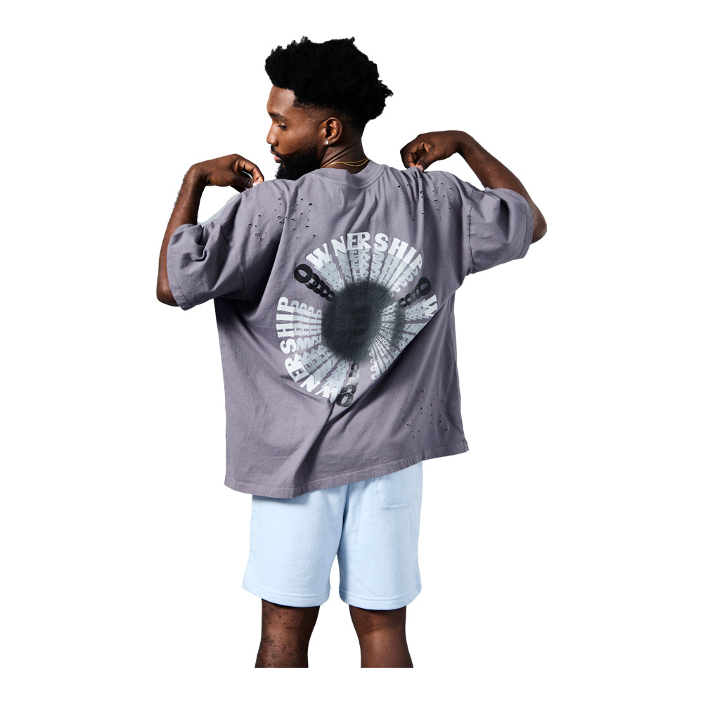 Ownership Men's Roulette T-Shirt - Charcoal & White 4