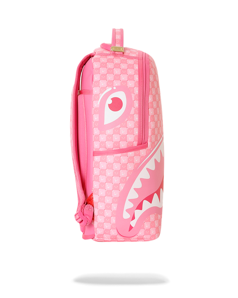 Sprayground Pink New Check Faces Backpack