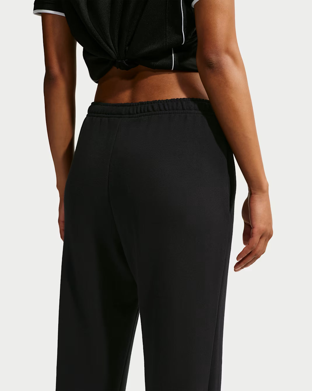Nike Studio Fleece Lightweight "French Terry" Women's Mid-Rise Open-Hem Pants