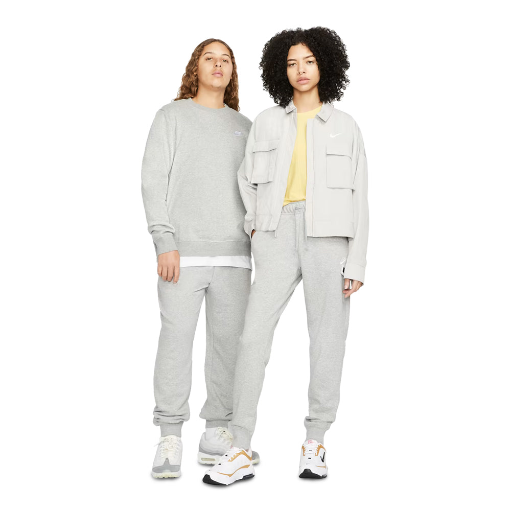Women's Nike Sportswear Club Fleece Dark Grey Heather/White DQ5191-063