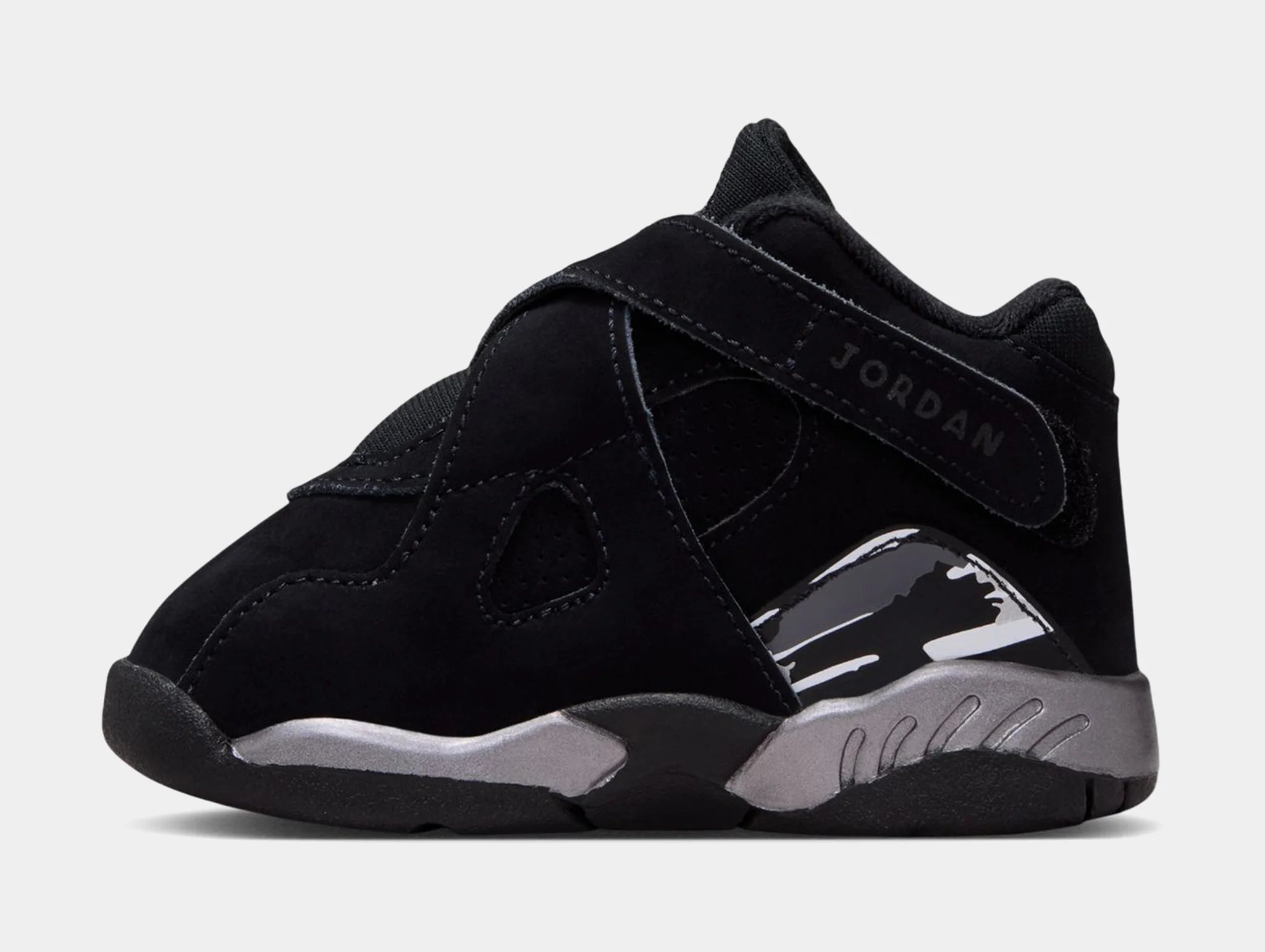 Toddler's Air Jordan 8 Retro Chrome Black/Chrome 305360-007