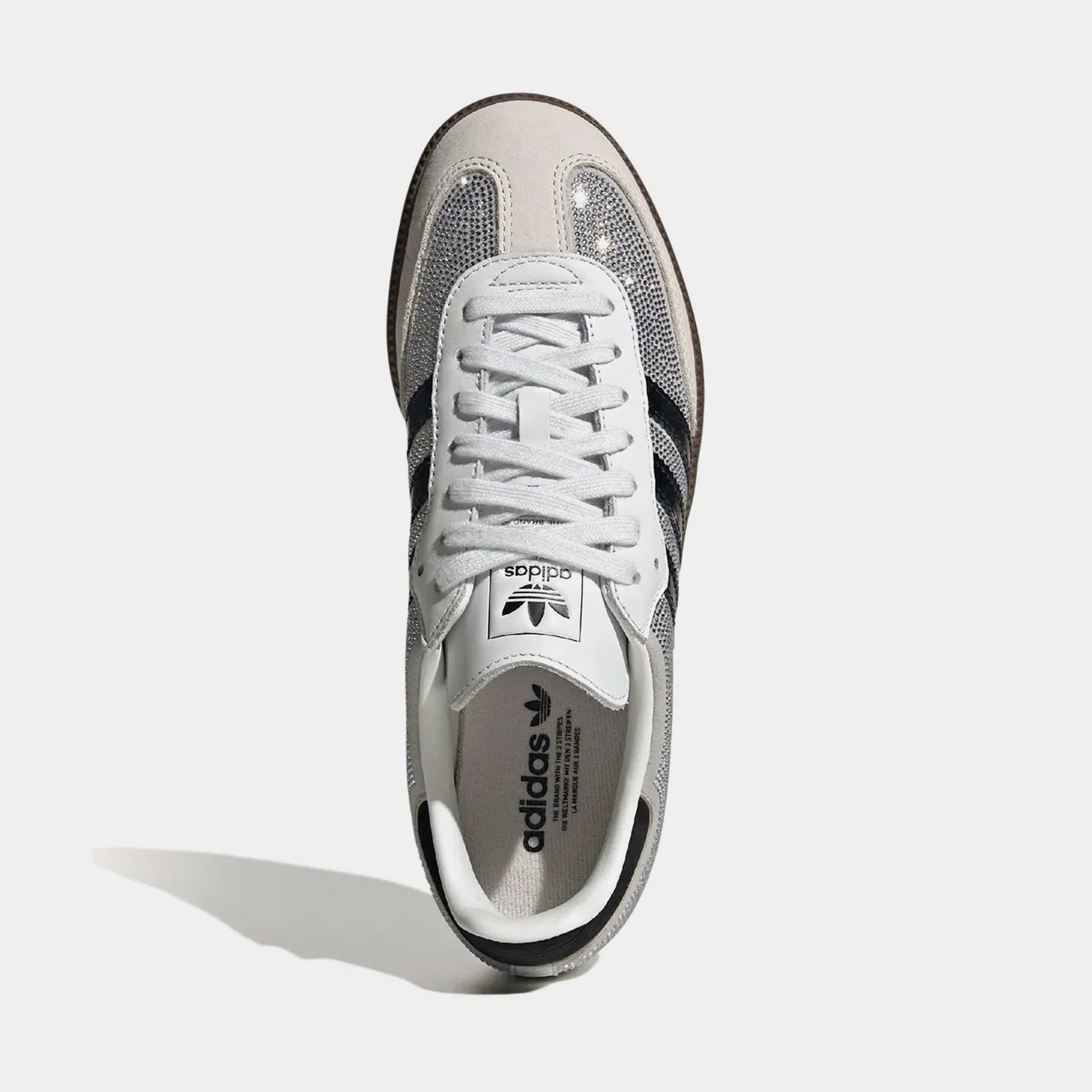 Women's Adidas Samba OG Crystal White / Core White / Silver Metallic IH9055