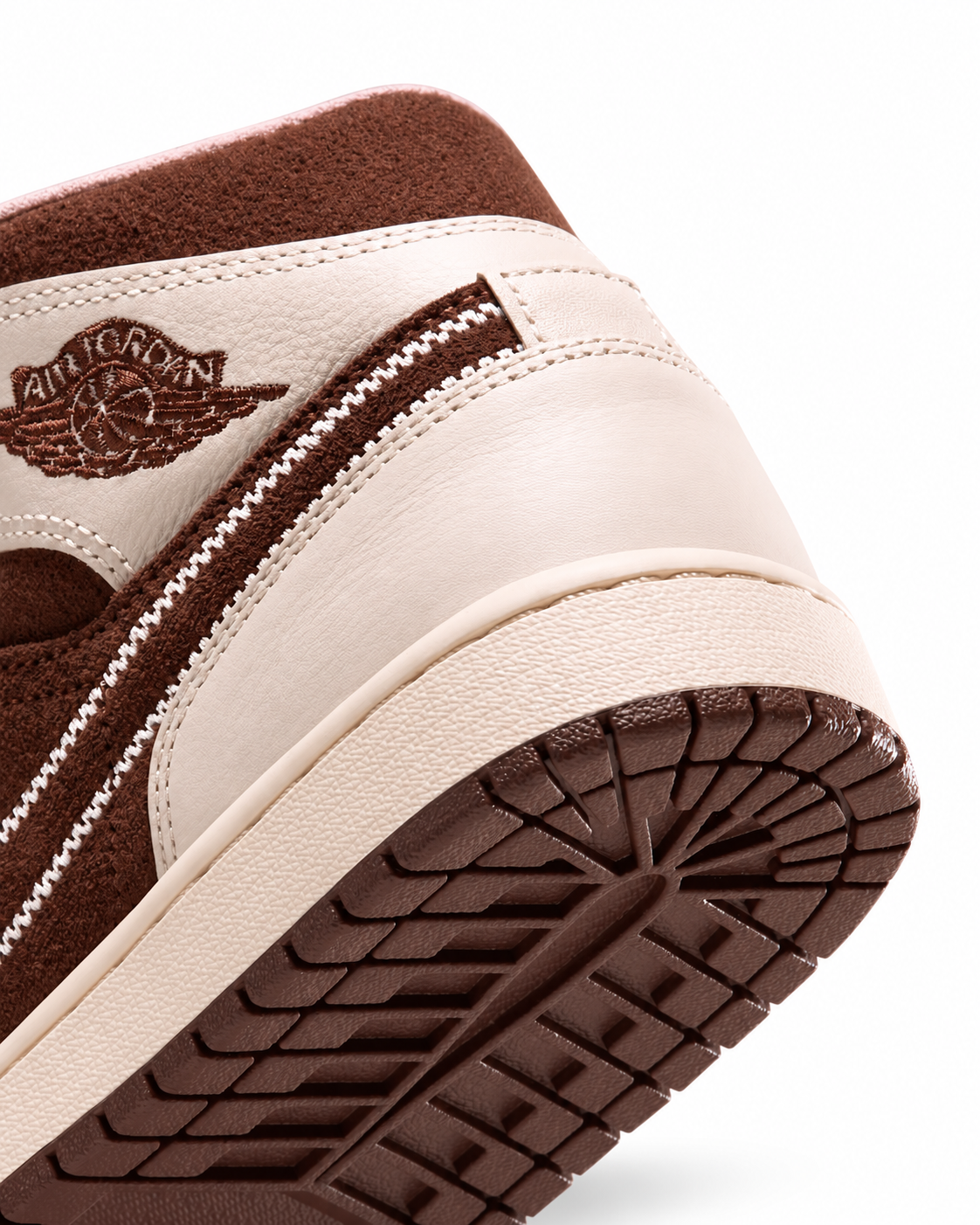 Women's Air Jordan 1 Mid SE Cacao Wow/Rust Pink/Pearl White IQ7607-200