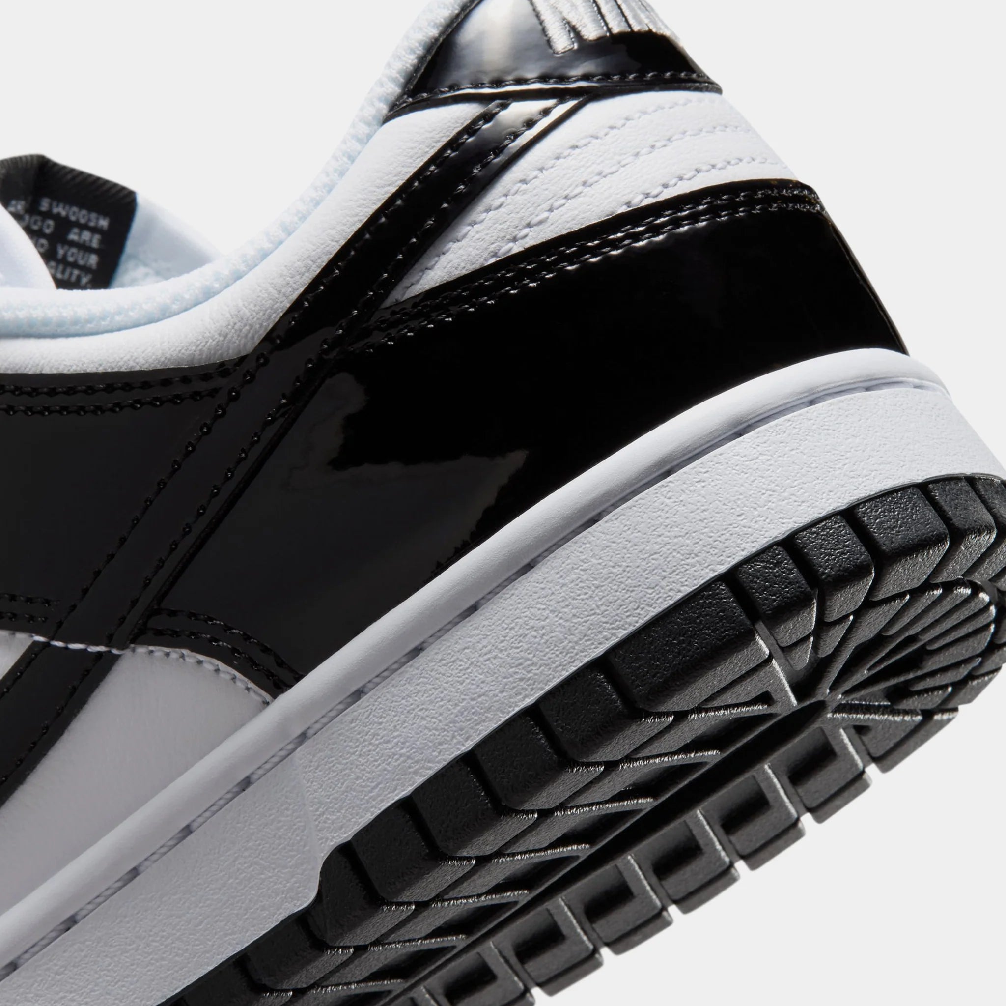 Women's Nike Dunk Low Patent Leather Black/White IV5104-102