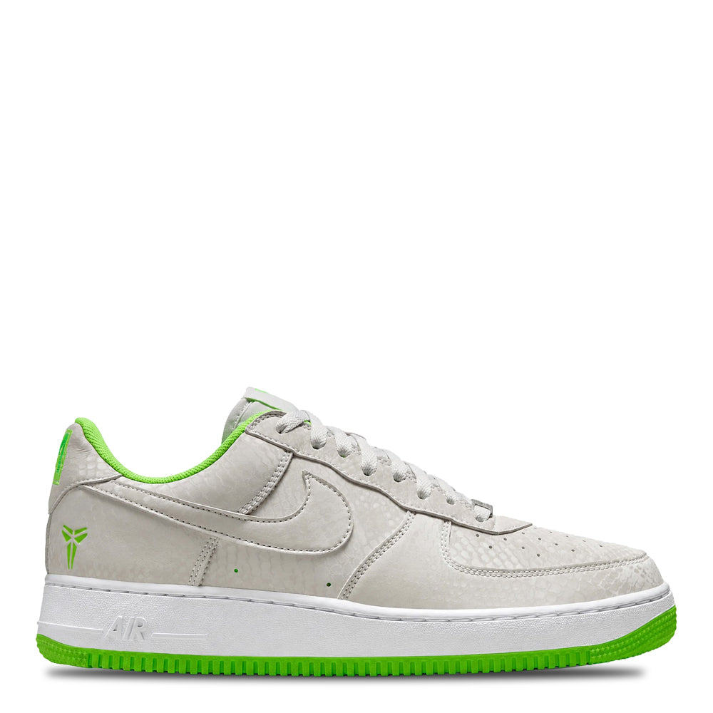 Men's Nike Kobe Air Force 1 Low Vast Grey/Electric Green/White IB0018-006