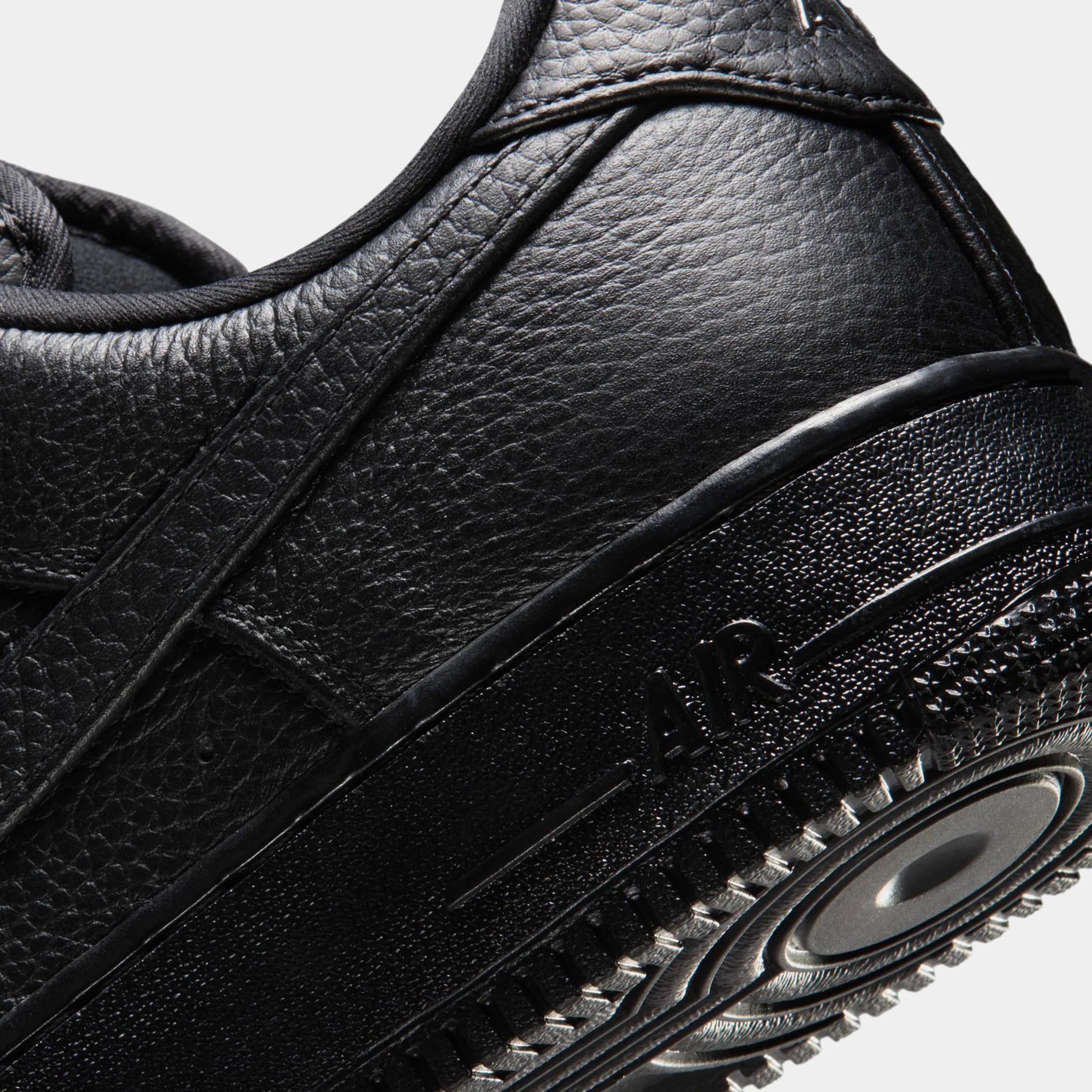 Nike Air Force 1 Low Retro Premium "Black Leather" Men's Sneakers