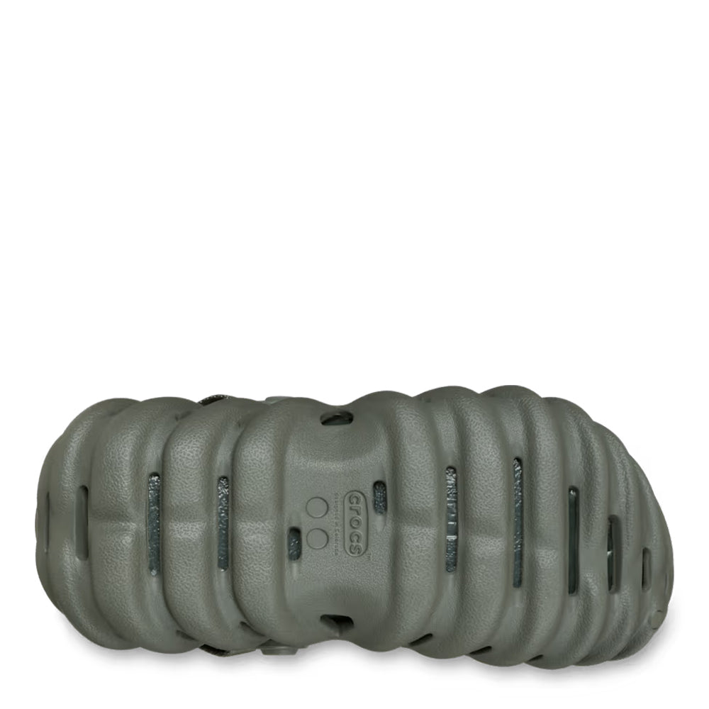 Crocs Kids' Echo Gum Tab Clog - Dusty Olive 6