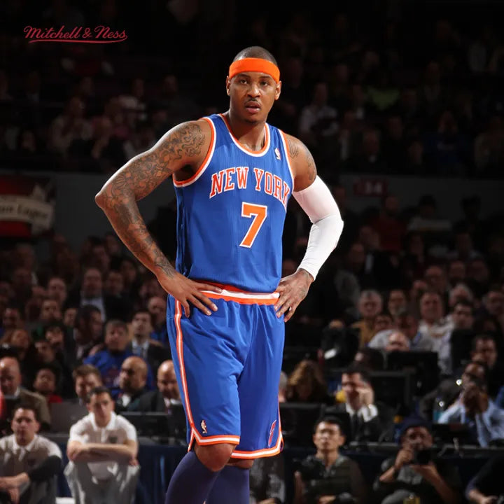 Mitchell & Ness Carmelo Anthony New York Knicks 2010-11 Blue Authentic Jersey jy9842-nykroya